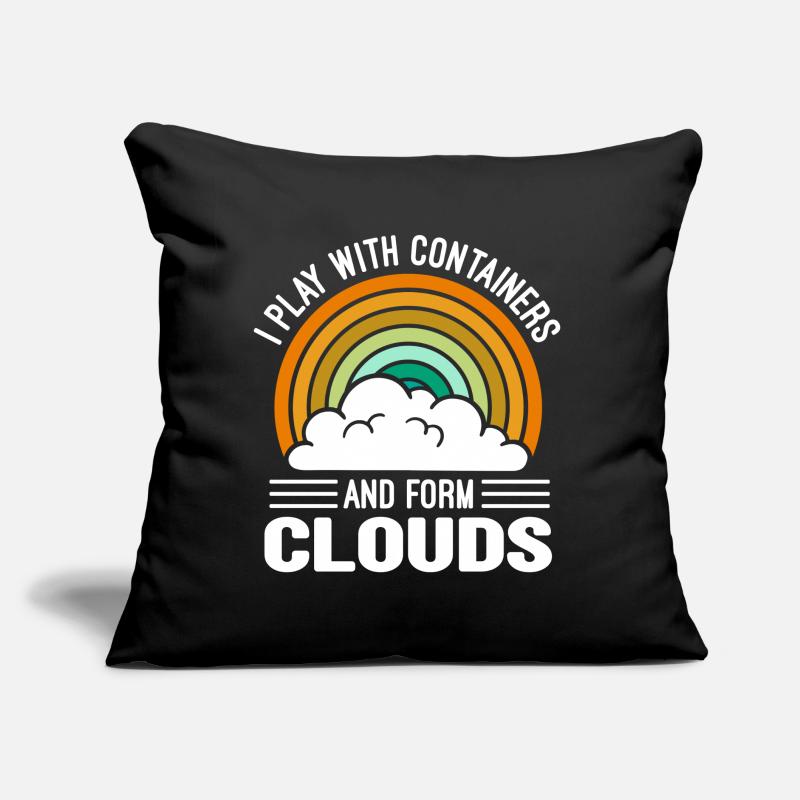 Cloud Computing Informatik Programmierung Dev Sofakissen mit Füllung 45 x 45 cm