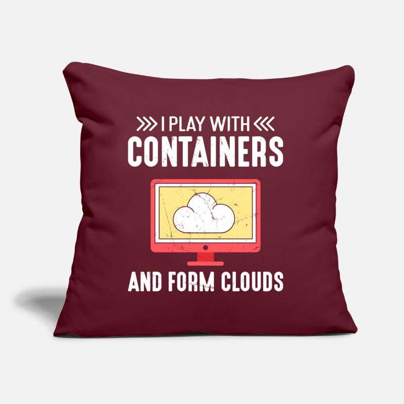Cloud Computing Engineer Containers and Clouds Sofakissen mit Füllung 45 x 45 cm