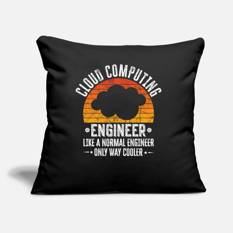 Cloud Computing Engineer Definition Retro Computer Sofakissen mit Füllung 45 x 45 cm
