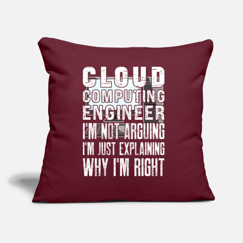Cloud Computing Engineer - I'm Not Arguing Sofakissen mit Füllung 45 x 45 cm