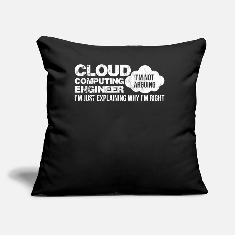 Cloud Computing Informatik Programmierung Dev Sofakissen mit Füllung 45 x 45 cm