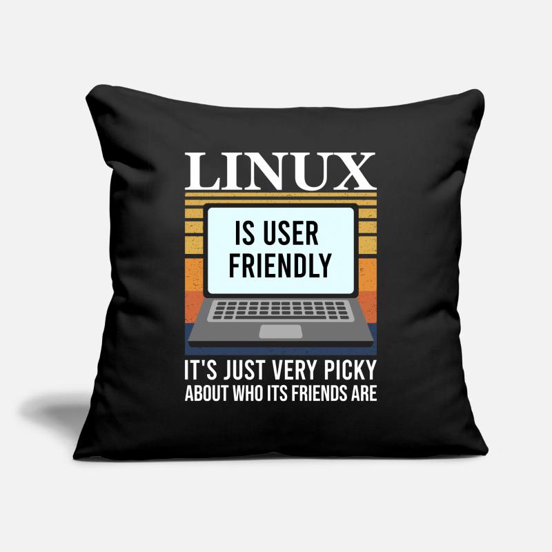 Linux Programmierung Cloud Computing Sofakissen mit Füllung 45 x 45 cm
