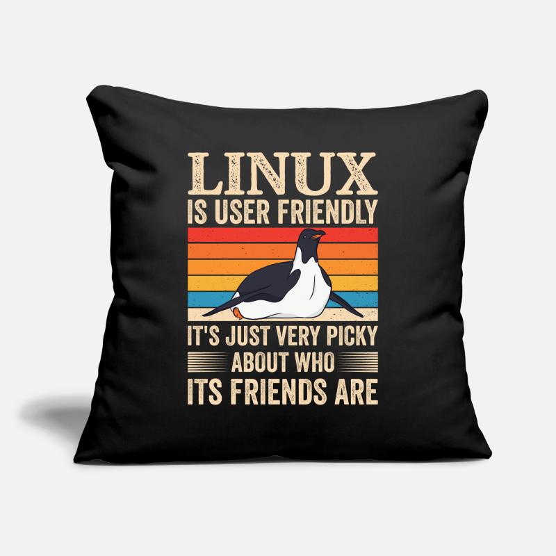 Linux Programmierung Cloud Computing Sofakissen mit Füllung 45 x 45 cm