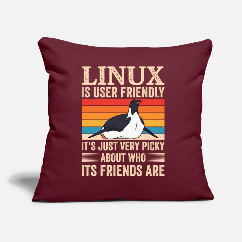 Linux Programmierung Cloud Computing Sofakissen mit Füllung 45 x 45 cm