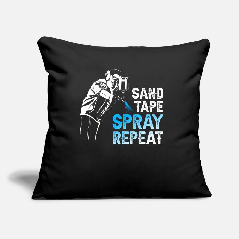 Peintre Spray Répéter Coussin et housse de 45 x 45 cm