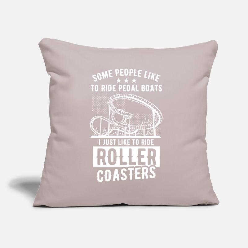 Roller coaster amusement park lovers Sofa pillow with filling 45cm x 45cm
