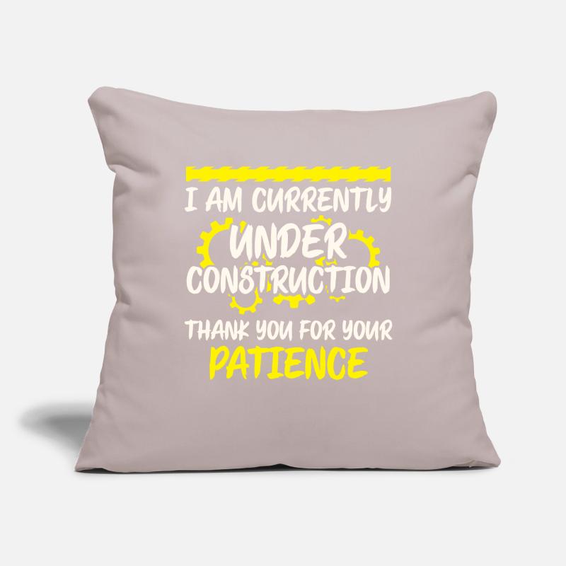 Worker Carpenter Concrete Worker Engineer Sofa pillow with filling 45cm x 45cm