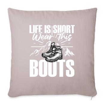 Randonnée Chaussures de randonnée Randonnée - Coussin et housse de 45 x 45 cm - taupe clair - Devant