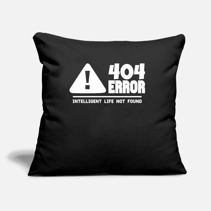 Ordinateur et programmeur geek. 404 Erreurs Coussin et housse de 45 x 45 cm
