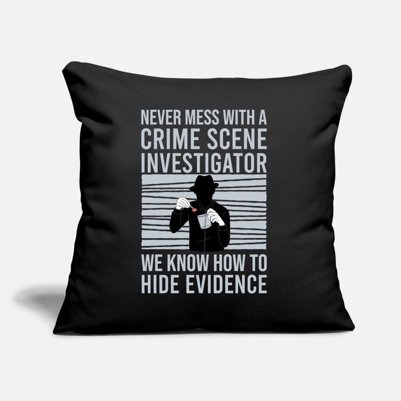 Forensic Technician Crime Scene Investigator Forensic Sentence Sofa pillow with filling 45cm x 45cm