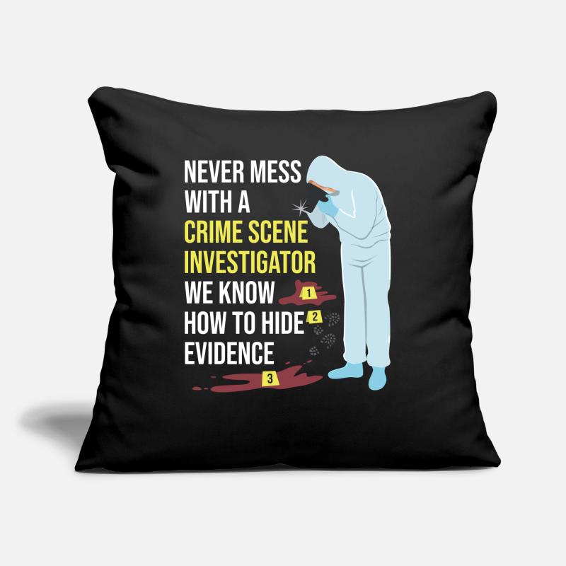 Forensic Technician Crime Scene Investigator Forensic Sentence Sofa pillow with filling 45cm x 45cm
