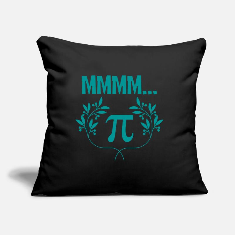 Mmmm Pi Math Science Geek Pi Day Coussin et housse de 45 x 45 cm