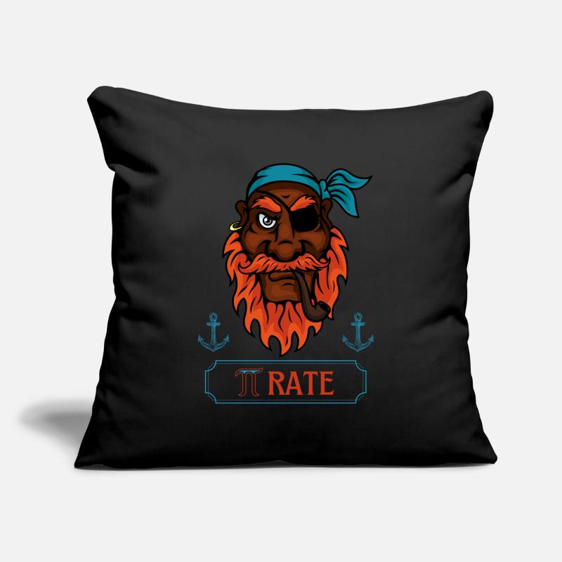 Pi Rate Math et Pirate Lover Design pour Pi Day Coussin et housse de 45 x 45 cm