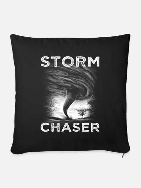 Storm Chaser. - Sofakissen mit Füllung 45 x 45 cm - Schwarz