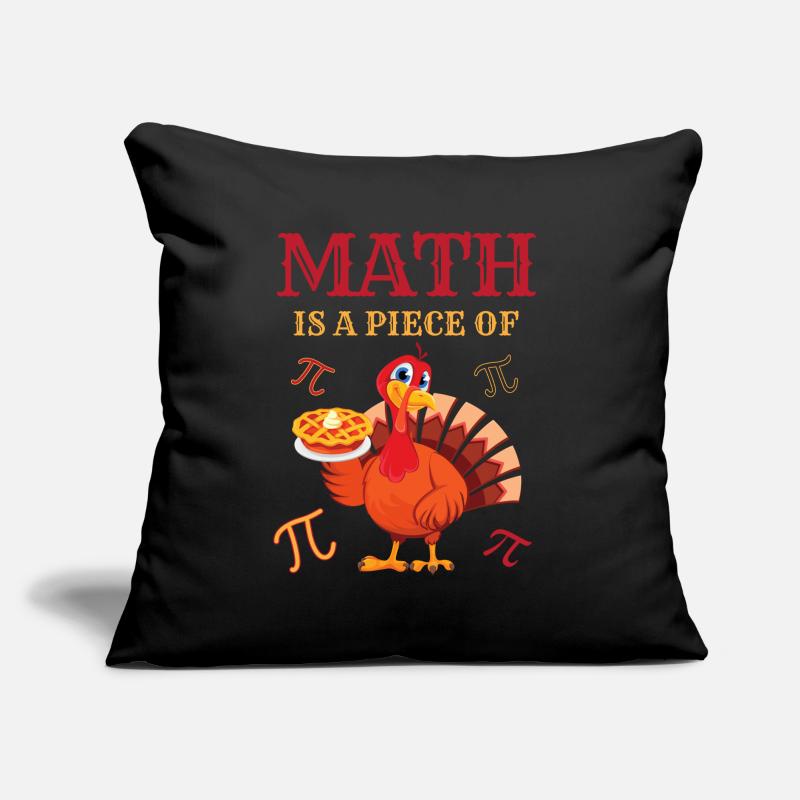 Pi Day 2023 Math est un morceau de dinde drôle Pi Coussin et housse de 45 x 45 cm
