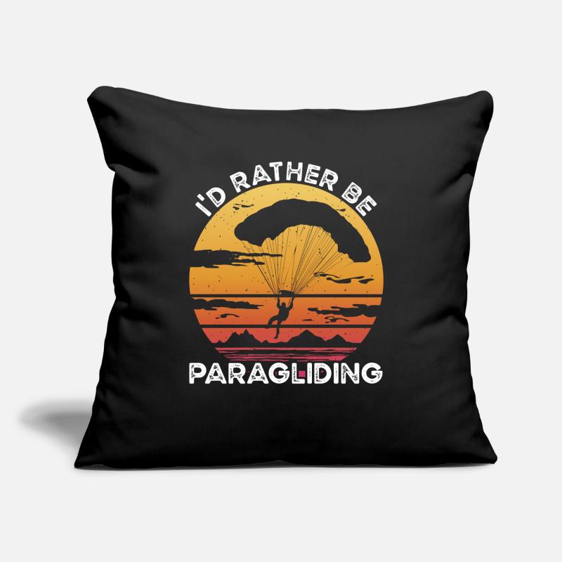 Rather Be Paragliding Sofakissen mit Füllung 45 x 45 cm