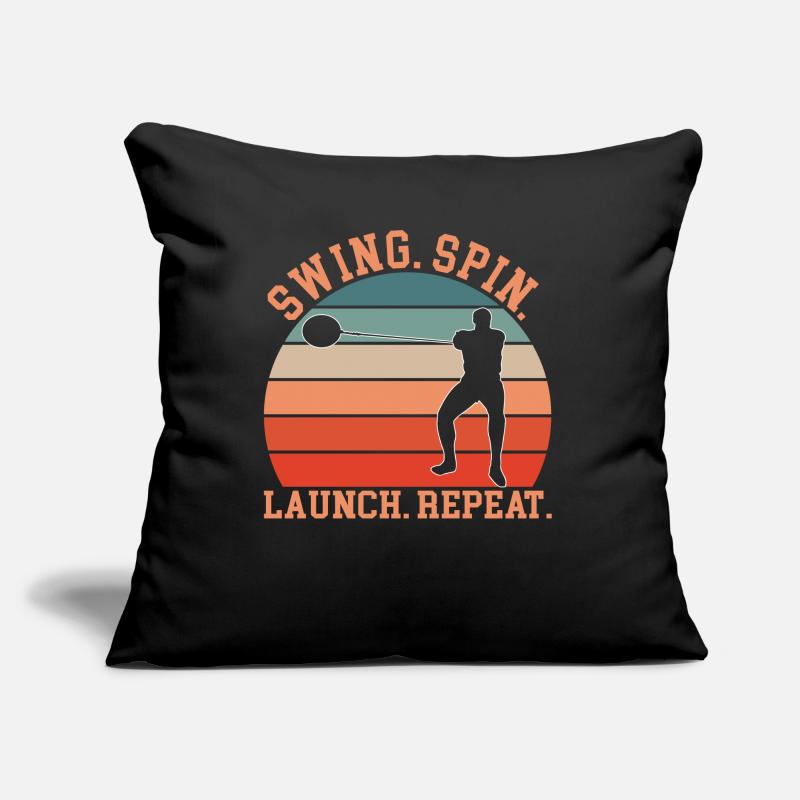 Hammer Thrower Design Sofa pillow with filling 45cm x 45cm