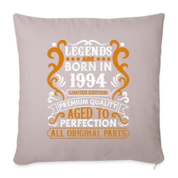 Legends Are Born In 1994 Geburtstagsgeschenk -1994 - Sofakissen mit Füllung 45 x 45 cm - helles Taupe - Vorne