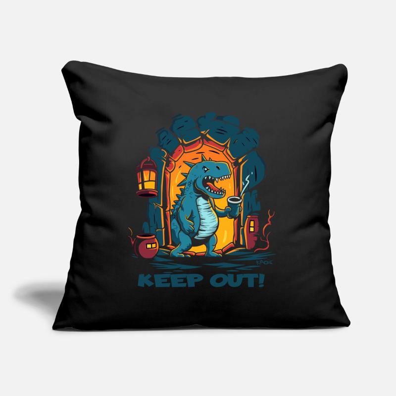 Drôle de dragon de donjon : Pas d’entrée Coussin et housse de 45 x 45 cm