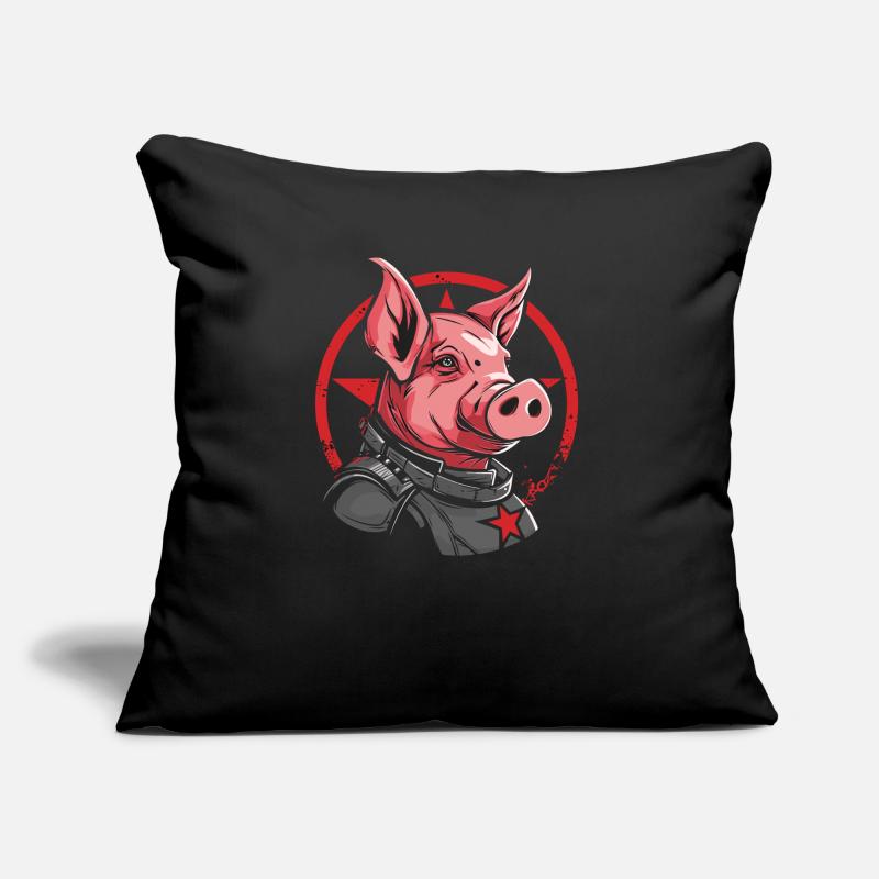 Cochon étoilé Coussin et housse de 45 x 45 cm
