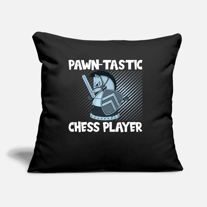 Pion d’échecs Coussin et housse de 45 x 45 cm