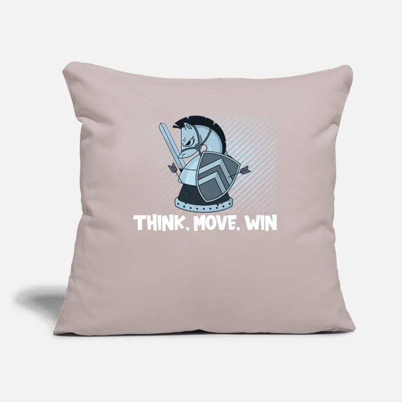 Chess Think Move Win Sofa pillow with filling 45cm x 45cm