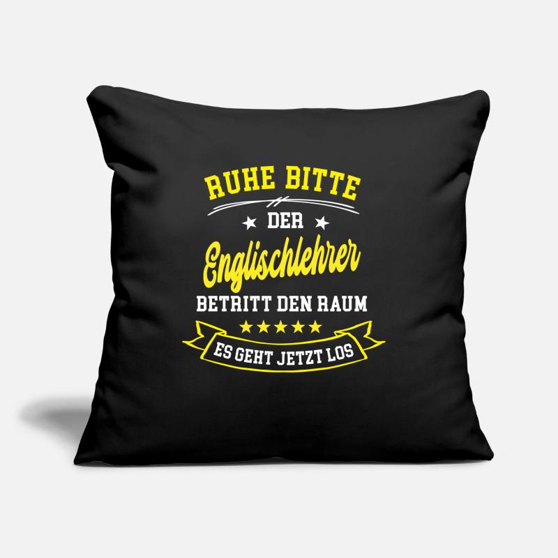 Lehrer Englisch Englischlehrer Sprachlehrer Schule Sofakissen mit Füllung 45 x 45 cm
