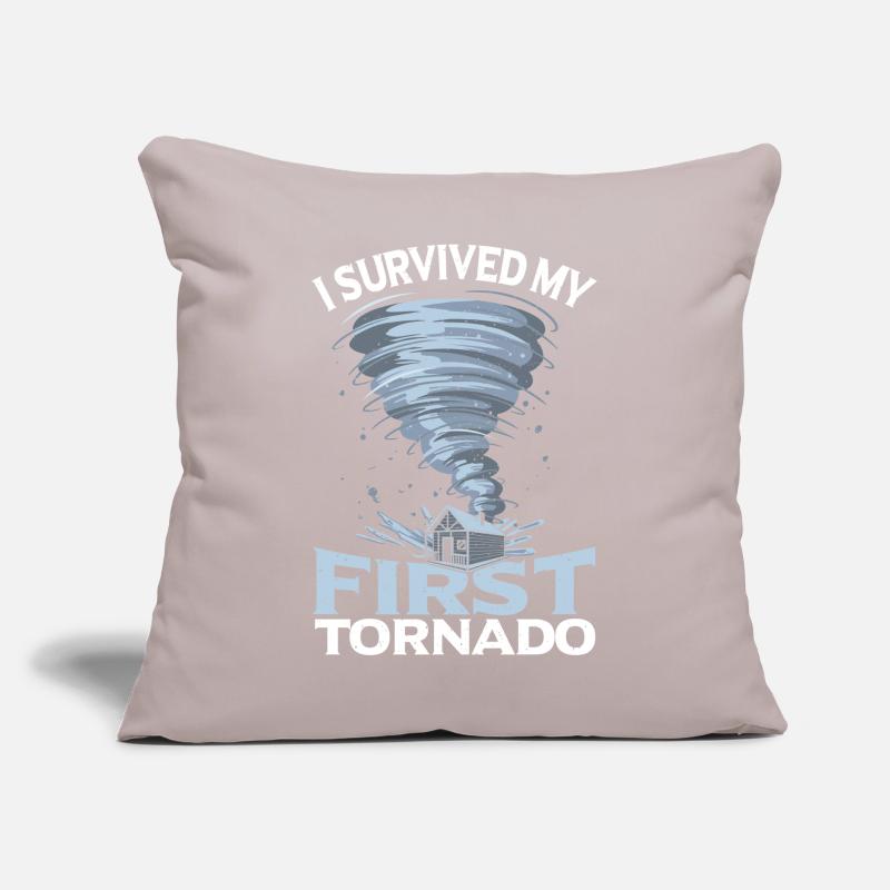 Tornade Tornade Météo Tempête Temps violent Coussin et housse de 45 x 45 cm