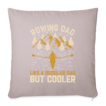 Rudder Dad - Sofa pillow with filling 45cm x 45cm - light taupe - Front