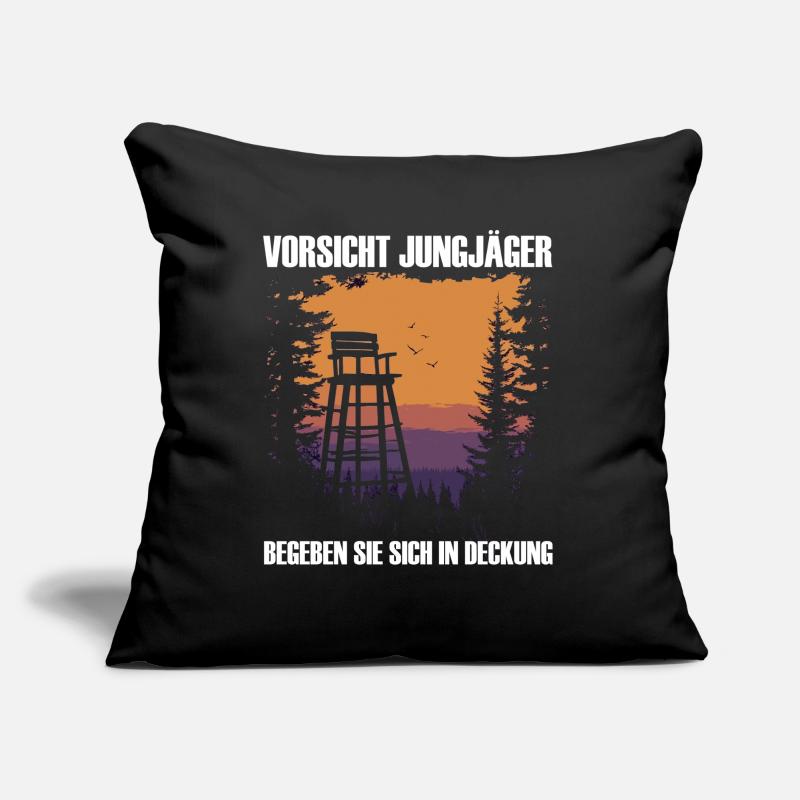 Beware of young hunters Sofa pillow with filling 45cm x 45cm