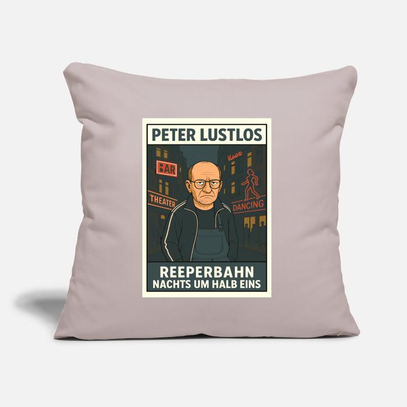 Peter Lustlos – Reeperbahn Nachts um halb eins Sofakissen mit Füllung 45 x 45 cm