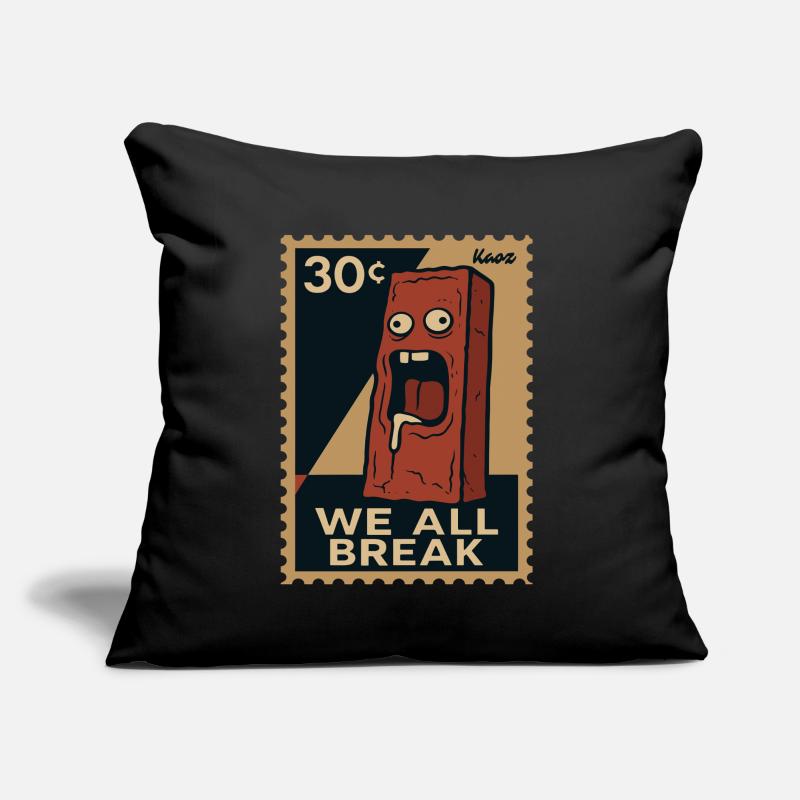 Emo Brick – Cachet d’accablement Coussin et housse de 45 x 45 cm