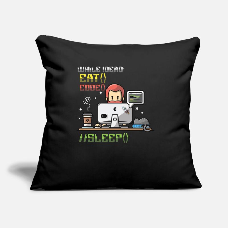 Programmeur,Programmeur informatique,Blague Coussin et housse de 45 x 45 cm