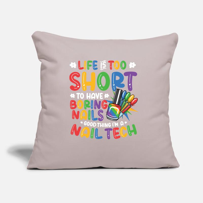 I make nails, lovers, nail tech Sofa pillow with filling 45cm x 45cm