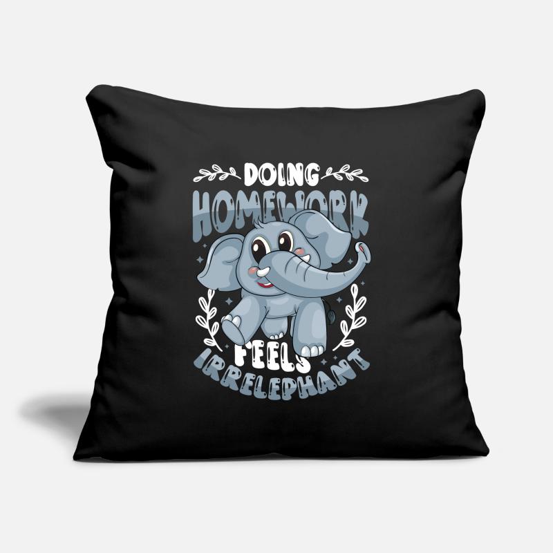 Doing homework doesn't feel good Sofa pillow with filling 45cm x 45cm