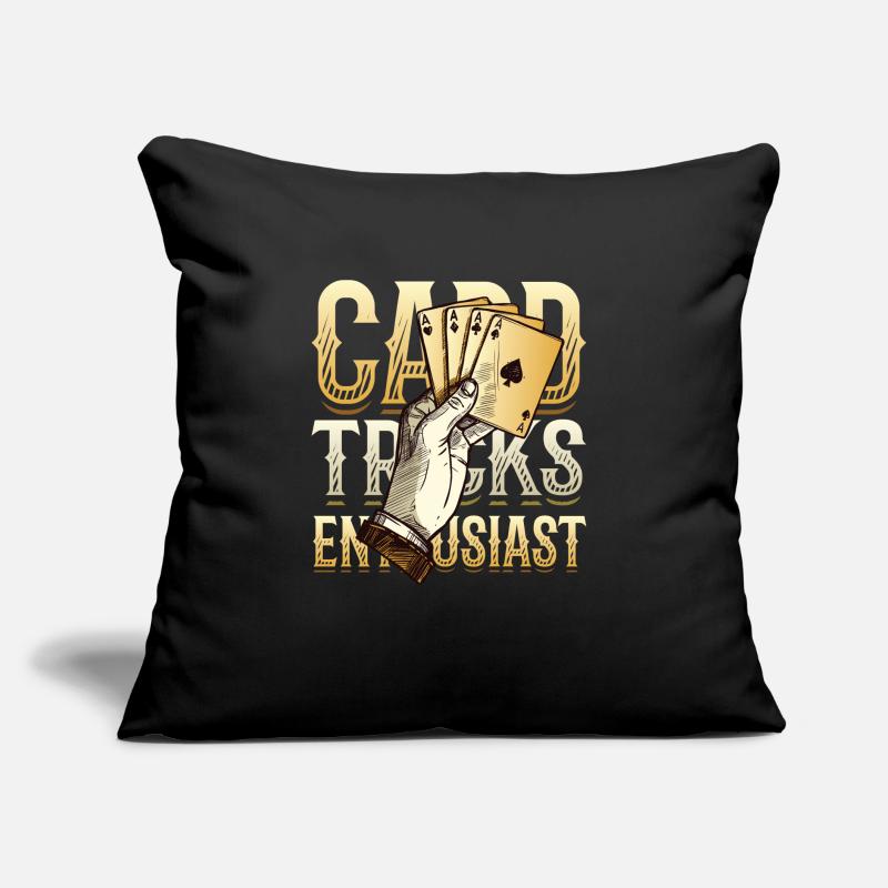 Card Tricks, Enthusiast, Magic Tricks, Wizard Sofa pillow with filling 45cm x 45cm
