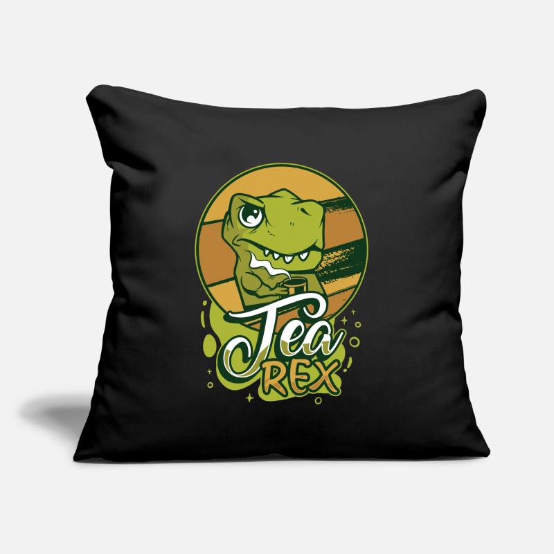 Tee-Experte Teetrinker Teesüchtiger Tee-Enthusiast Sofakissen mit Füllung 45 x 45 cm