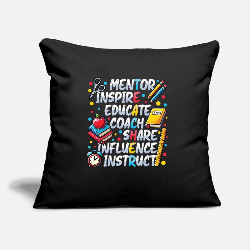 Mentor Inspire Educate Coach Lehrer Sofakissen mit Füllung 45 x 45 cm