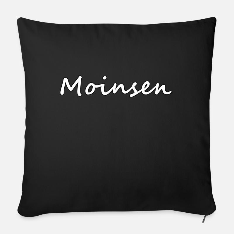 Moinsen - Sofakissen mit Füllung 45 x 45 cm - Schwarz