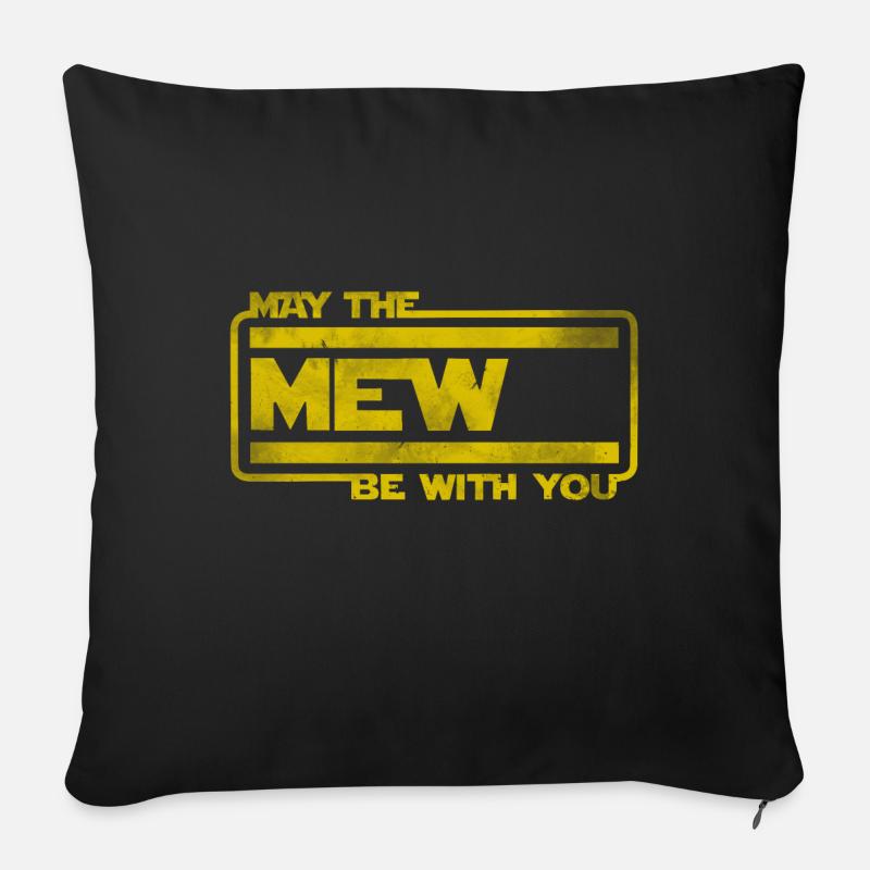 Que la soit force avec toi - Coussin et housse de 45 x 45 cm - noir