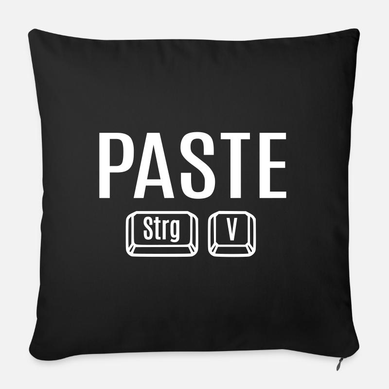 Geburt Eltern Mama Papa Geschenkidee lustig Kopie - Sofakissen mit Füllung 45 x 45 cm - Schwarz