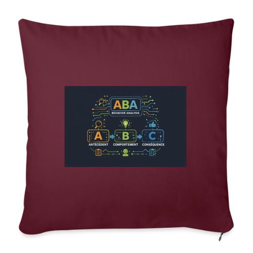 aba - Coussin et housse de 45 x 45 cm