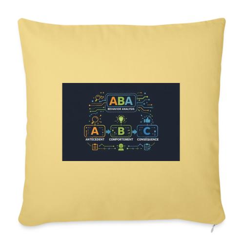 aba - Coussin et housse de 45 x 45 cm