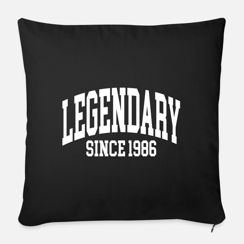 Legendary since 1986 - Sofakissen mit Füllung 45 x 45 cm - Schwarz