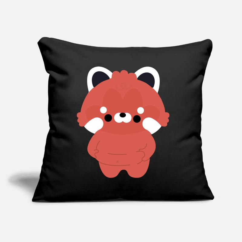 Chonky Panda roux Coussin et housse de 45 x 45 cm