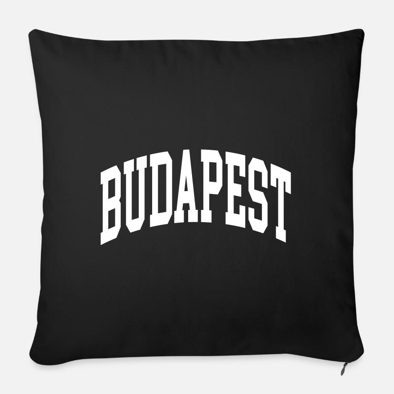 Budapest - Sofakissen mit Füllung 45 x 45 cm - Schwarz
