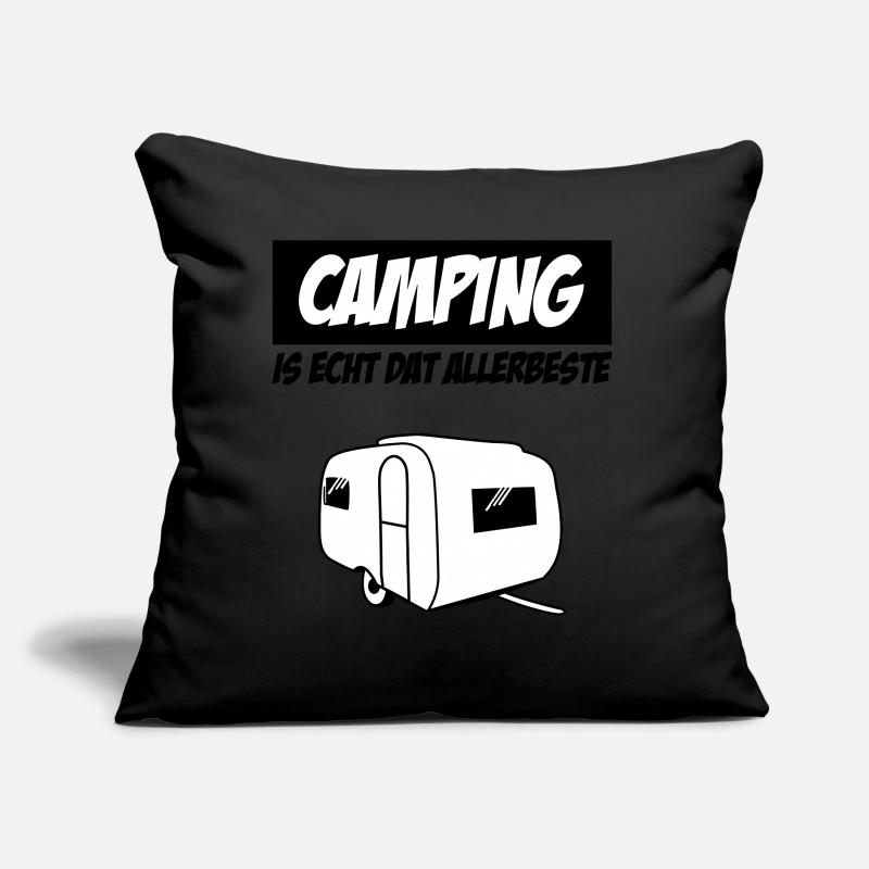 Camping Is Echt Dat Allerbeste Sofakissen mit Füllung 45 x 45 cm
