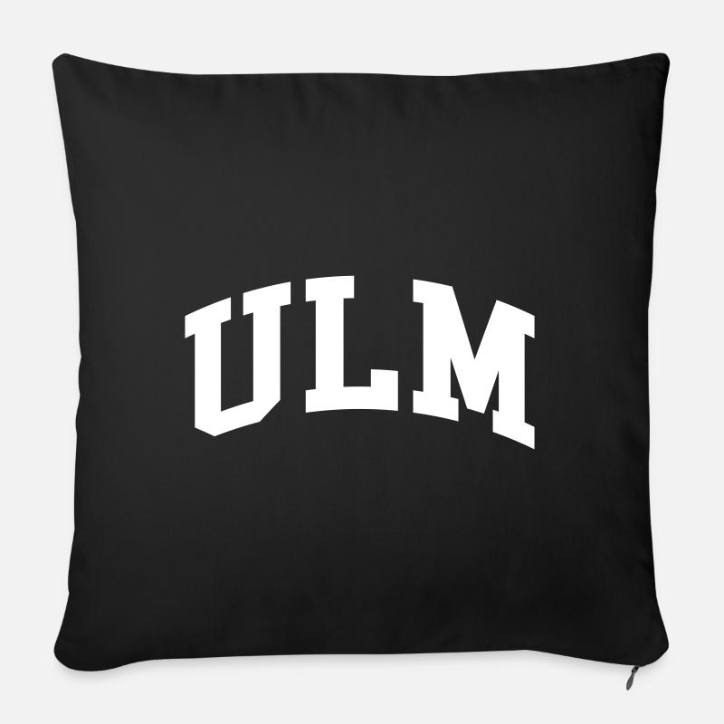 Ulm - Sofakissen mit Füllung 45 x 45 cm - Schwarz