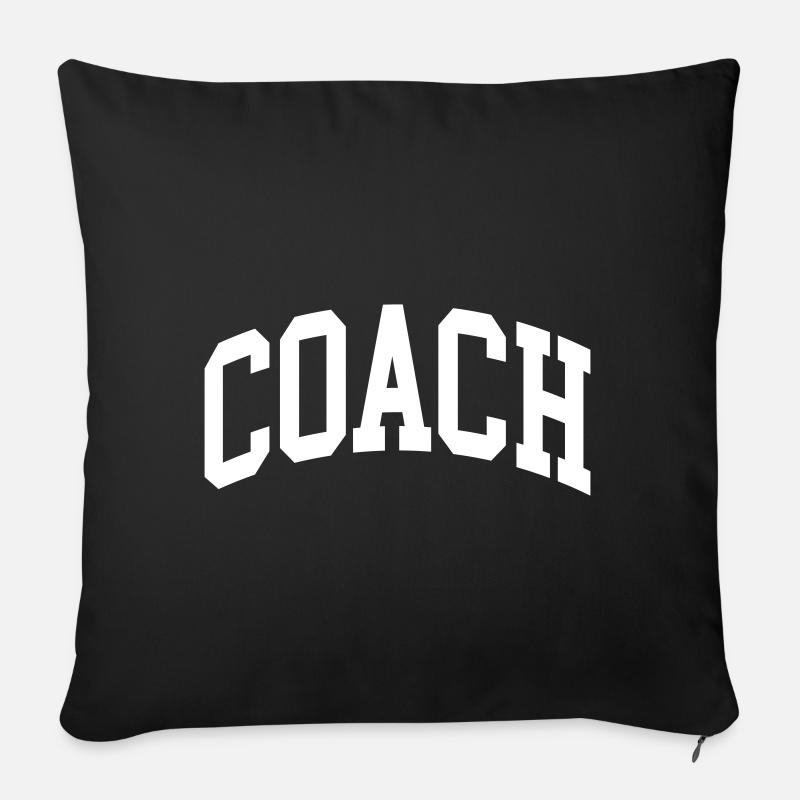 Coach - Sofakissen mit Füllung 45 x 45 cm - Schwarz