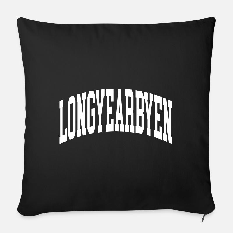 Longyearbyen - Sofakissen mit Füllung 45 x 45 cm - Schwarz